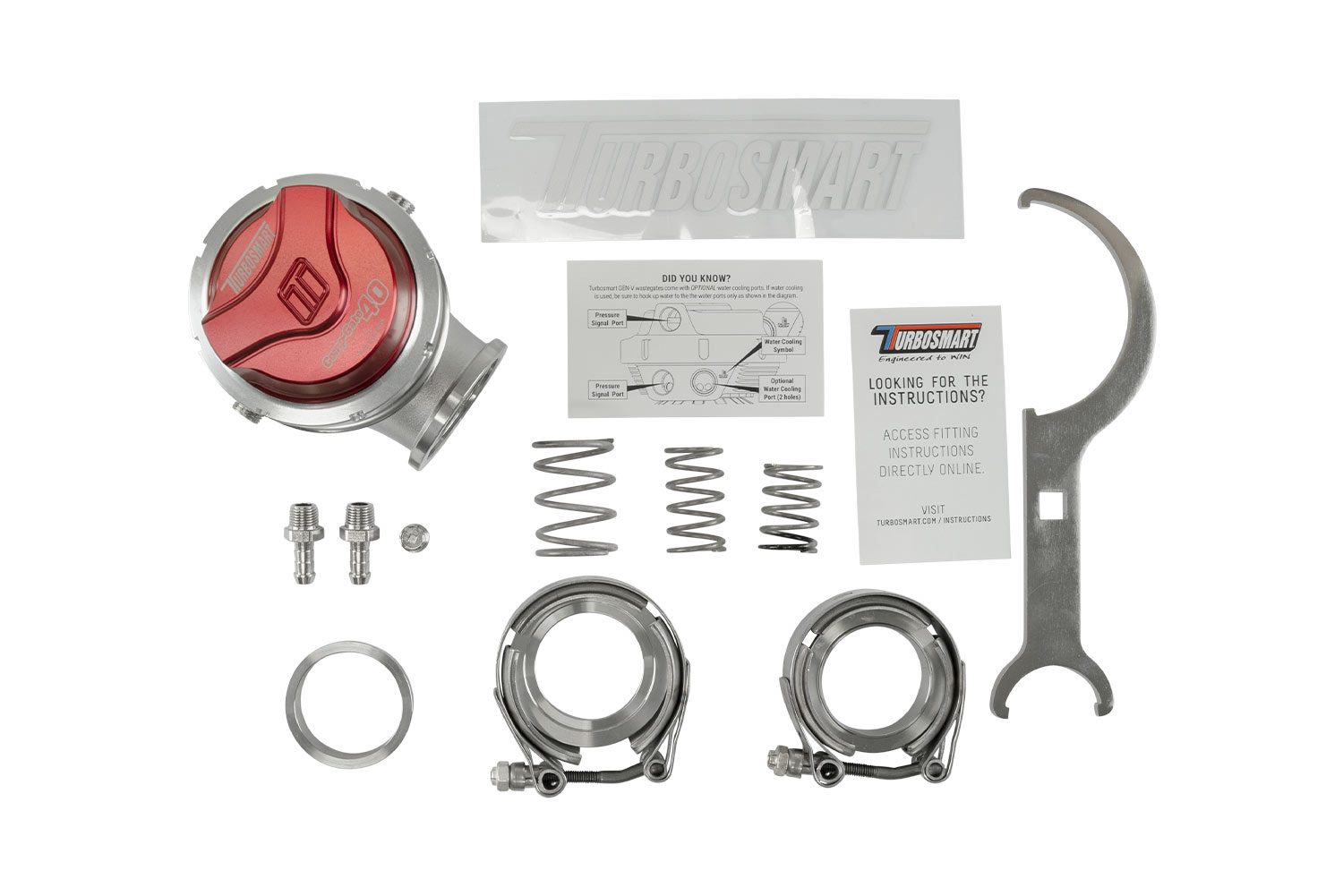 turbosmart GenV WG40 CompGate40 14psi Red 6 turbosmart GenV WG40 CompGate40 14psi Red - Image 6
