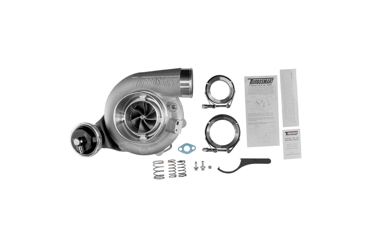 turbosmart TS-1 Turbocharger 5862 V-Band 0.82AR Internally Wastegated (14psi) 6 turbosmart TS-1 Turbocharger 5862 V-Band 0.82AR Internally Wastegated (14psi) - Image 6