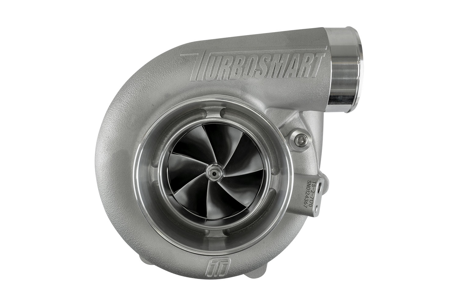 turbosmart TS-2 Turbocharger (Water Cooled) 7170 (Kompact) V-Band 1.07AR Externally Wastegated 4 turbosmart TS-2 Turbocharger (Water Cooled) 7170 (Kompact) V-Band 1.07AR Externally Wastegated - Image 4