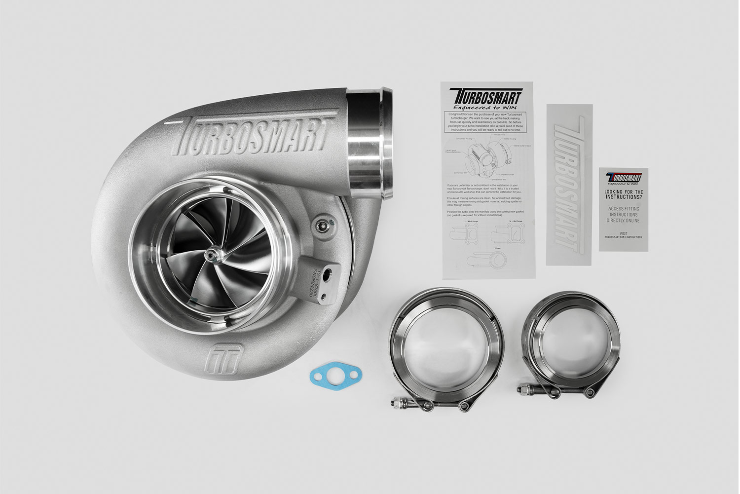 turbosmart TS-1 Turbocharger 8280 V-Band 1.24AR Externally Wastegated 6 turbosmart TS-1 Turbocharger 8280 V-Band 1.24AR Externally Wastegated - Image 6