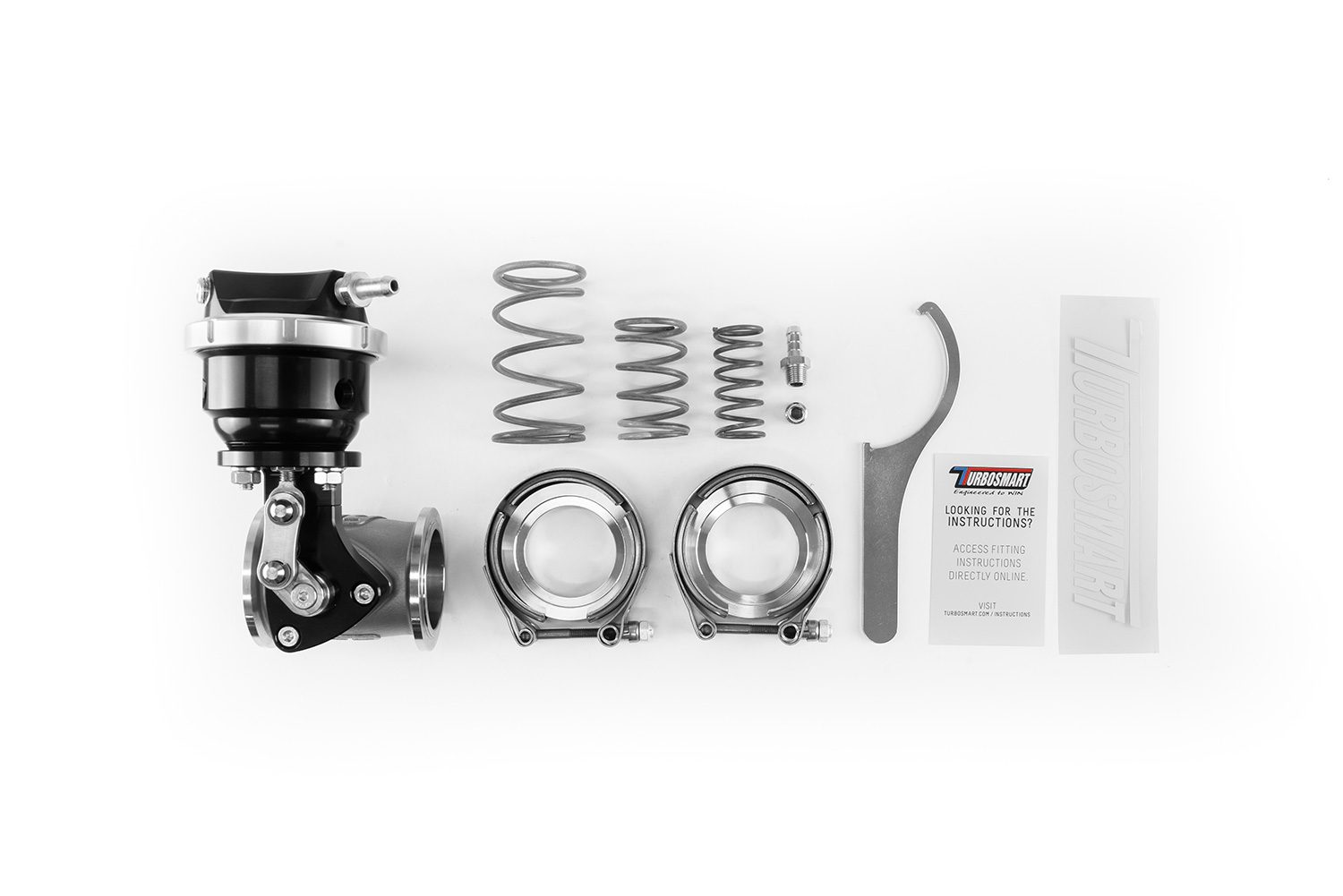 turbosmart PSG40 Pneumatic Straight Gate 6psi Black 6 turbosmart PSG40 Pneumatic Straight Gate 6psi Black - Image 6