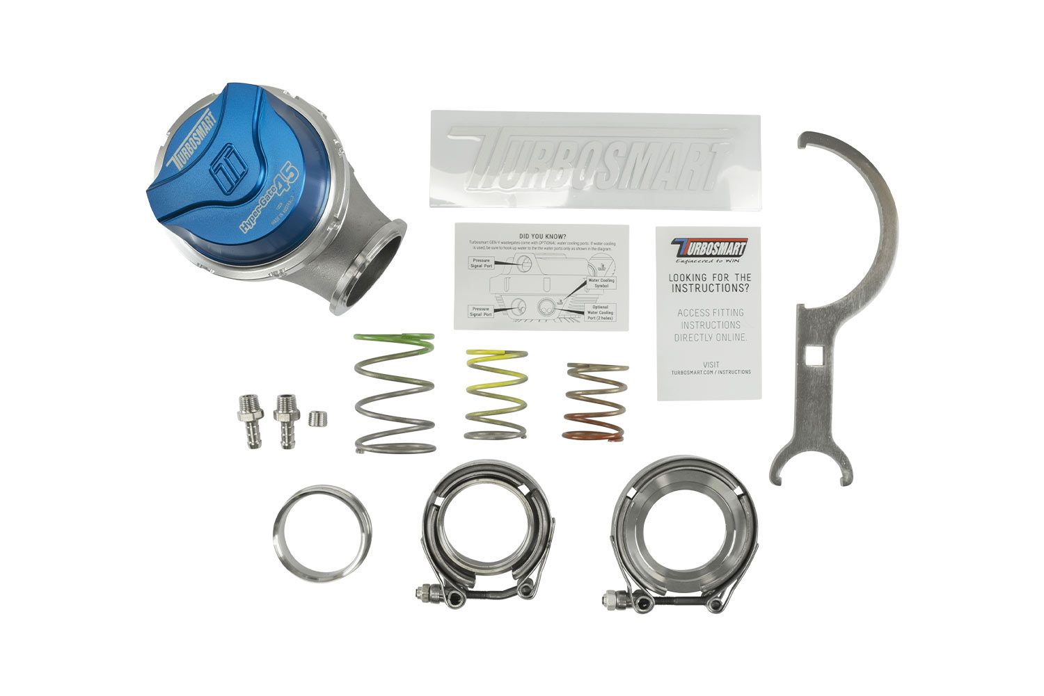 turbosmart GenV WG45 HyperGate45 14psi Blue 6 turbosmart GenV WG45 HyperGate45 14psi Blue - Image 6