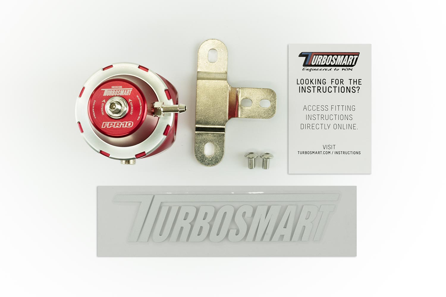 turbosmart FPR10 - Fuel Pressure Regulator - Red 6 turbosmart FPR10 - Fuel Pressure Regulator - Red - Image 6