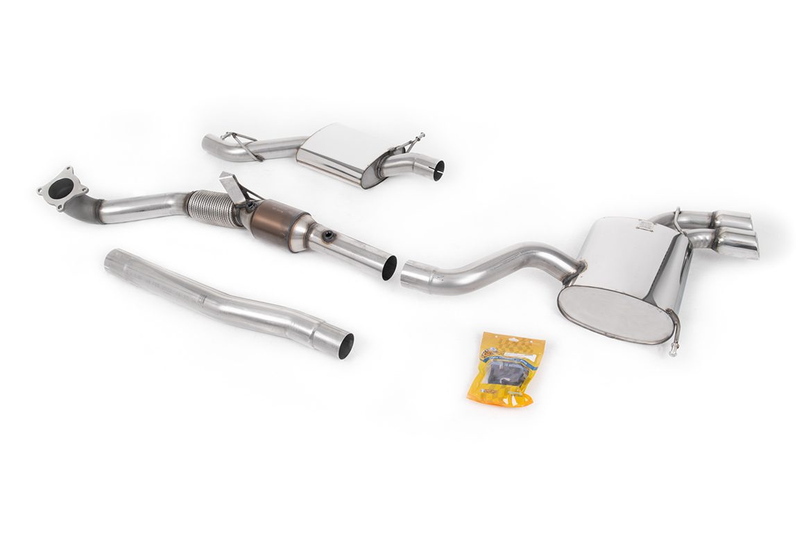 MILLTEK - Sport Exhaust System - Audi S3 T 3 Door (2006-2012) 1 MILLTEK - Sport Exhaust System - Audi S3 T 3 Door (2006-2012)