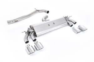 MILLTEK - Sport Exhaust System - Volkswagen Golf Mk7.5 R 76mm (2017-2021)