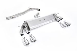 MILLTEK - Sport Exhaust System - Volkswagen Golf Mk7.5 R 76mm (2017-2021)