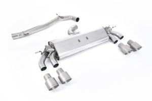 MILLTEK - Sport Exhaust System - Volkswagen Golf Mk7.5 R 76mm (2017-2021)