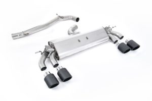 MILLTEK - Sport Exhaust System - Volkswagen Golf Mk7.5 R 76mm (2017-2021)