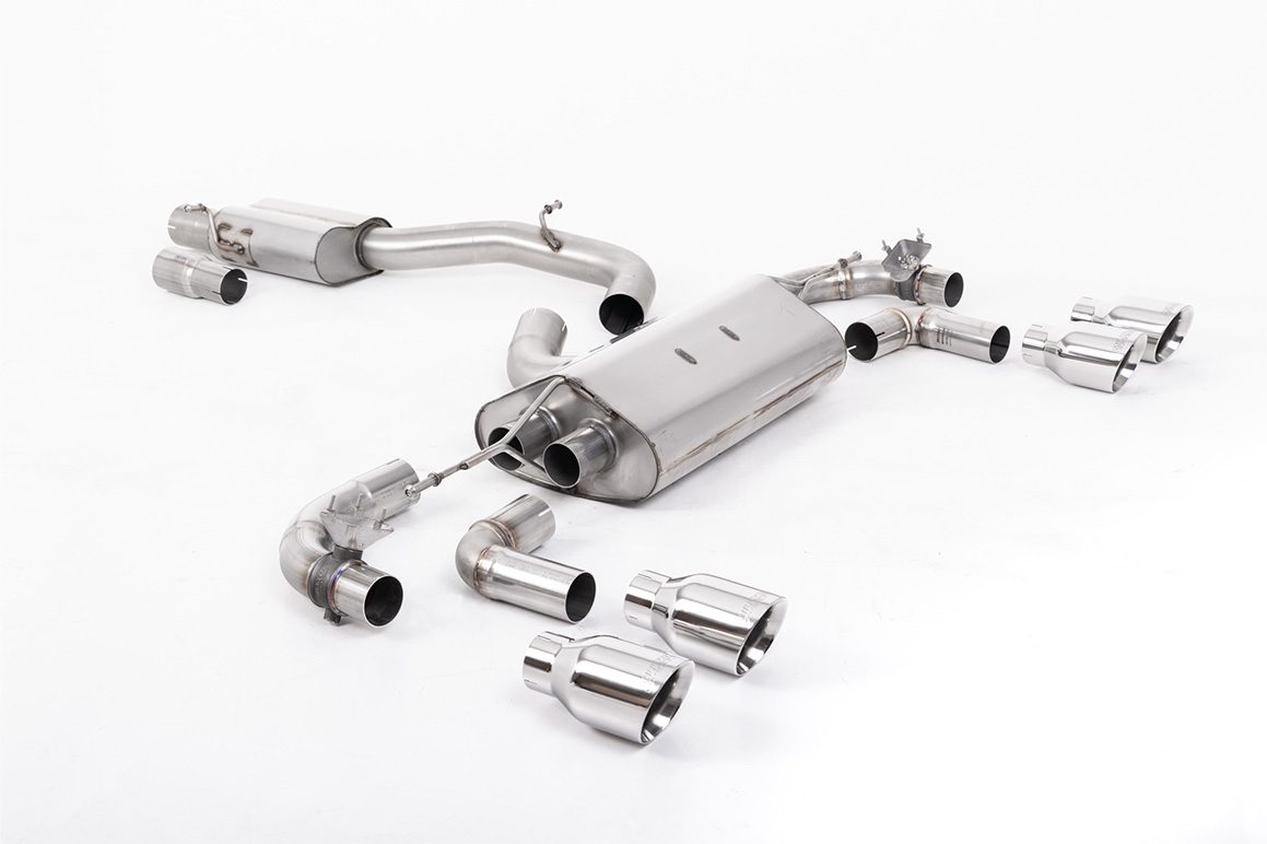 MILLTEK - Sport Exhaust System - VW Golf R Mk7.5 (2019-2020) 1 MILLTEK - Sport Exhaust System - VW Golf R Mk7.5 (2019-2020)