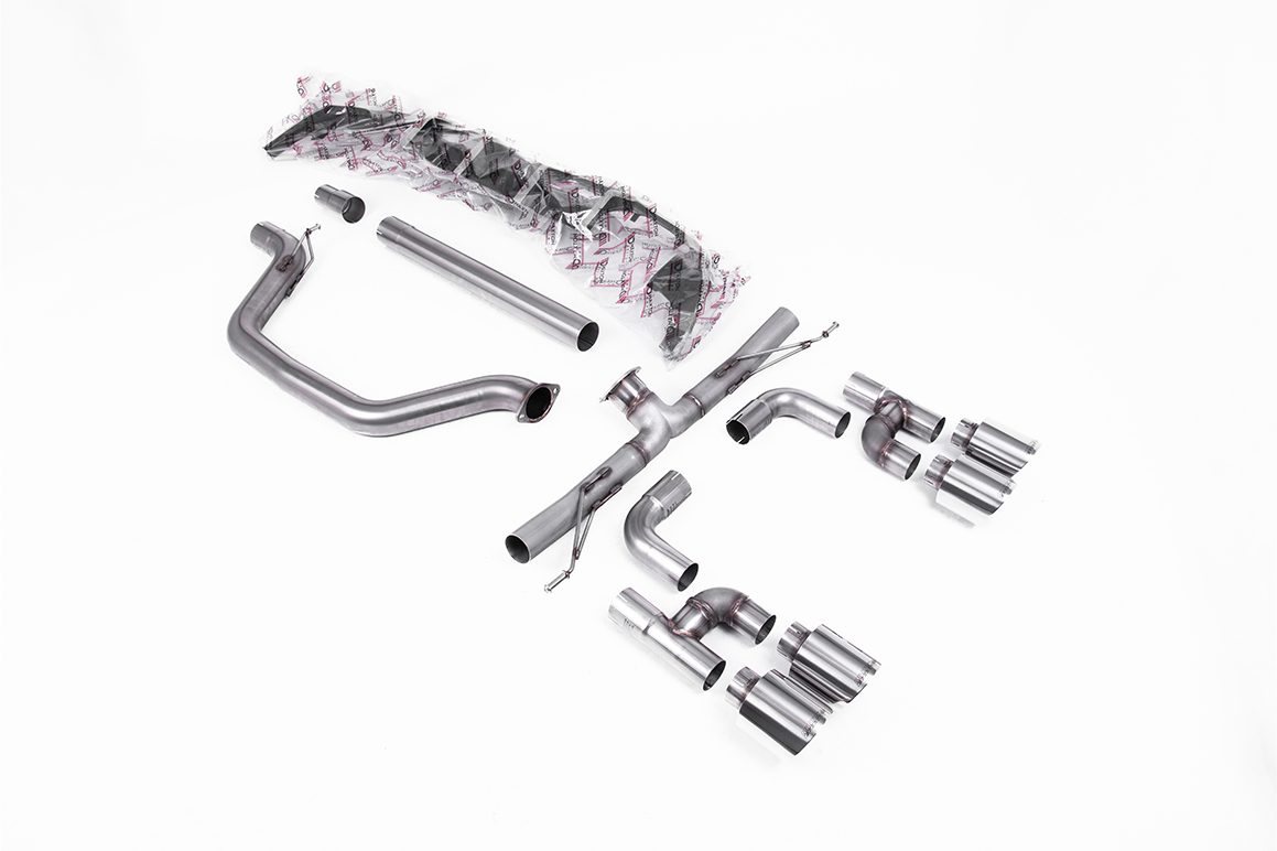MILLTEK - Sport Exhaust System - VW Golf GTI Mk8 (2020-2024) 1 MILLTEK - Sport Exhaust System - VW Golf GTI Mk8 (2020-2024)