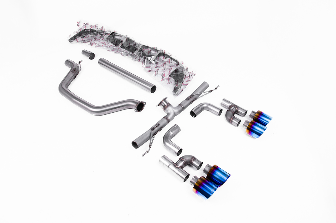 MILLTEK - Sport Exhaust System - VW Golf GTI Mk8 (2020-2024) 1 MILLTEK - Sport Exhaust System - VW Golf GTI Mk8 (2020-2024)