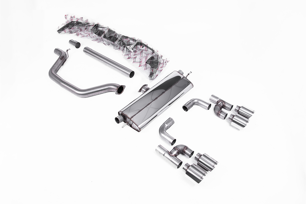 MILLTEK - Sport Exhaust System - VW Golf GTI Mk8 (2020-2024) 1 MILLTEK - Sport Exhaust System - VW Golf GTI Mk8 (2020-2024)