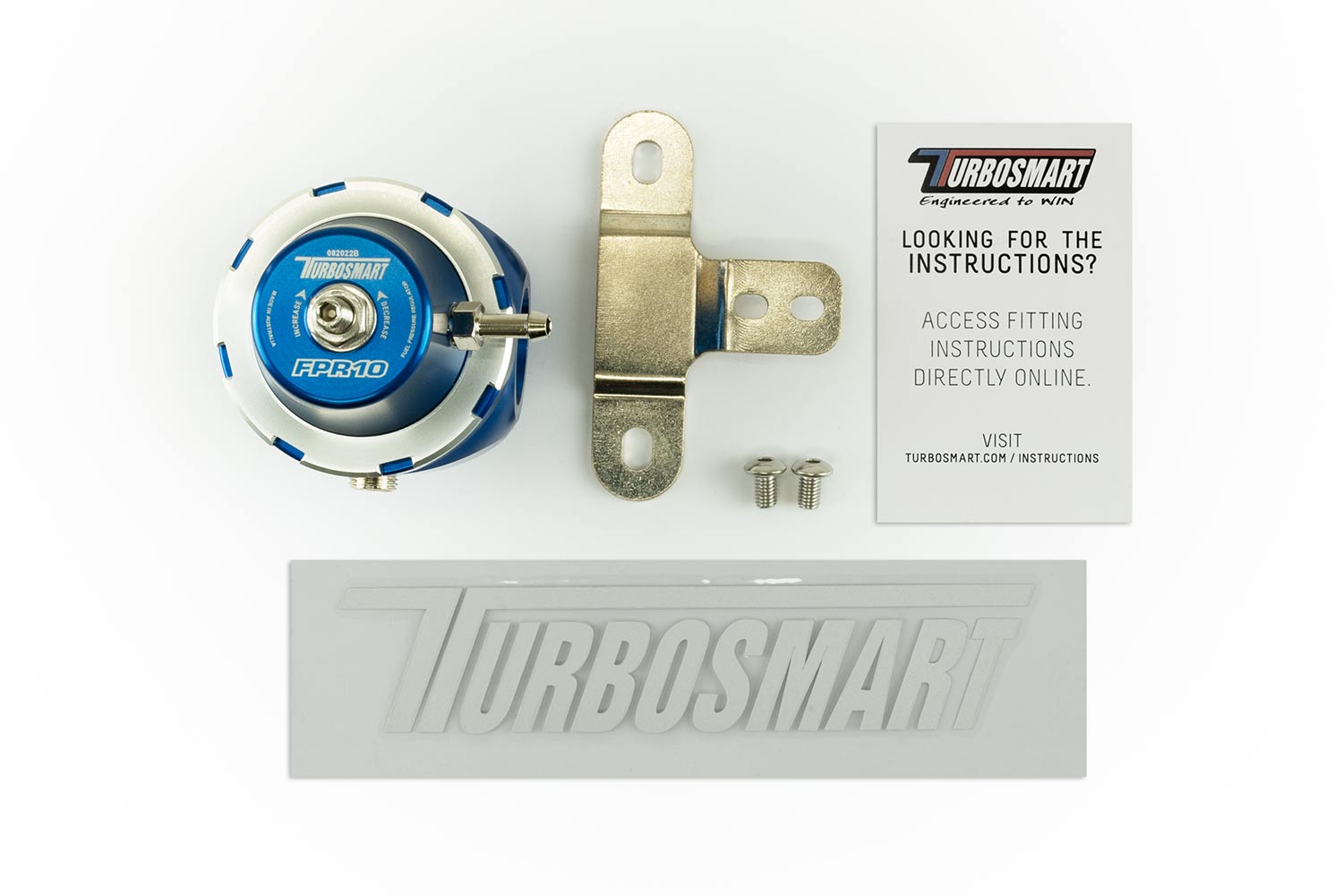 turbosmart FPR10 - Fuel Pressure Regulator - Blue 6 turbosmart FPR10 - Fuel Pressure Regulator - Blue - Image 6