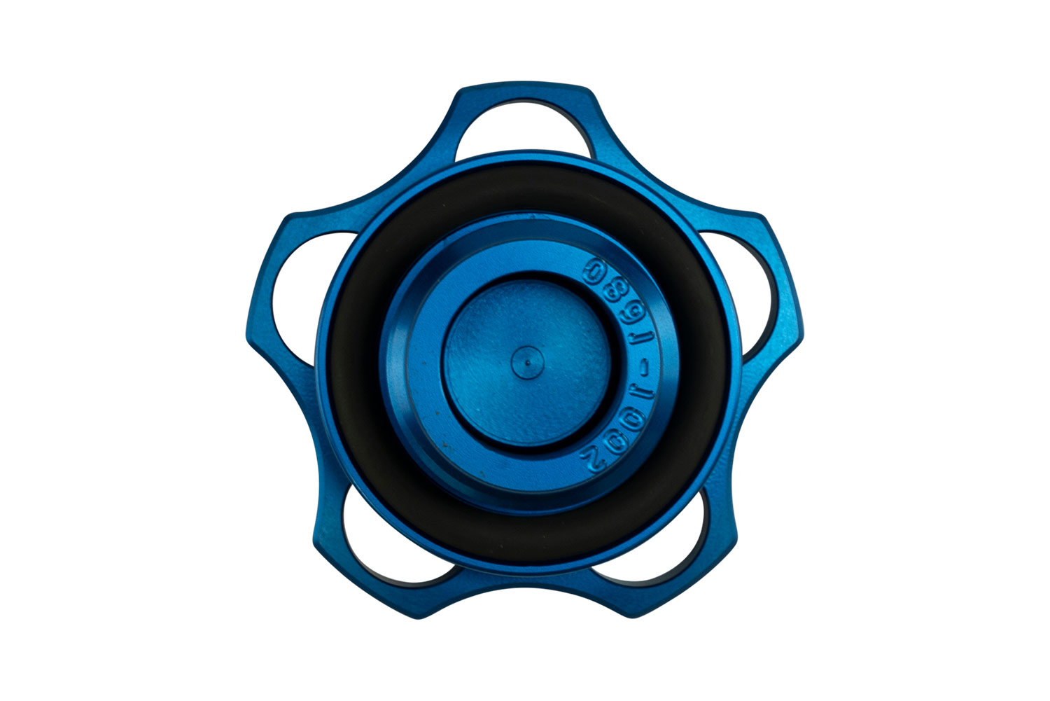 turbosmart Oil Cap - M32x3.5 - Nissan - Blue 3 turbosmart Oil Cap - M32x3.5 - Nissan - Blue - Image 3