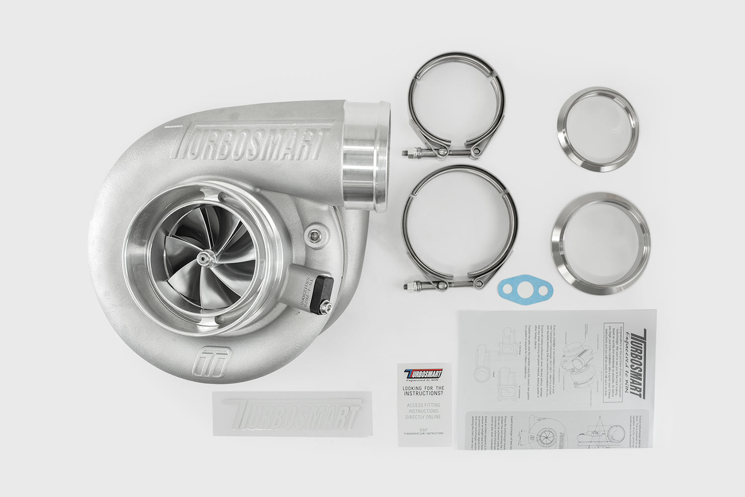 turbosmart TS-1 Turbocharger 7675 V-Band 0.96AR Externally Wastegated 6 turbosmart TS-1 Turbocharger 7675 V-Band 0.96AR Externally Wastegated - Image 6