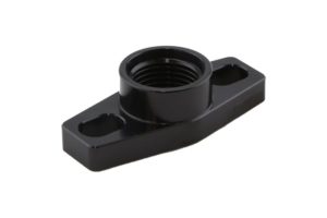turbosmart Billet Turbo Drain adapter with Silicon O-ring. 38 - 44mm slotted hole centre - small frame universal fit.