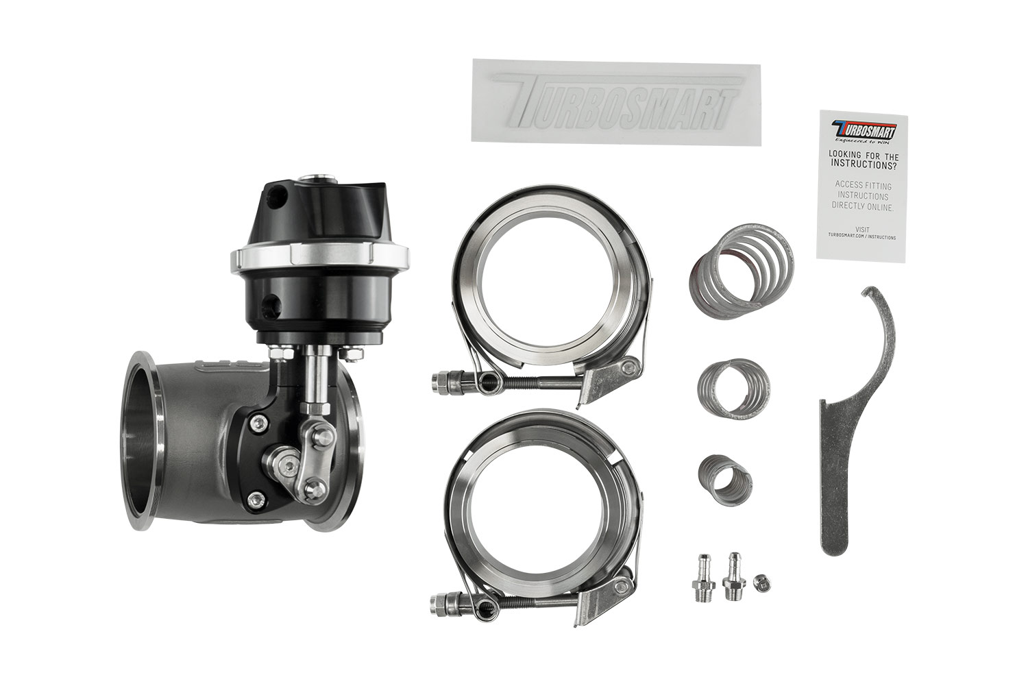 turbosmart PSG76CG Pneumatic StraightGate76 Compressed Gas 7psi Black 6 turbosmart PSG76CG Pneumatic StraightGate76 Compressed Gas 7psi Black - Image 6