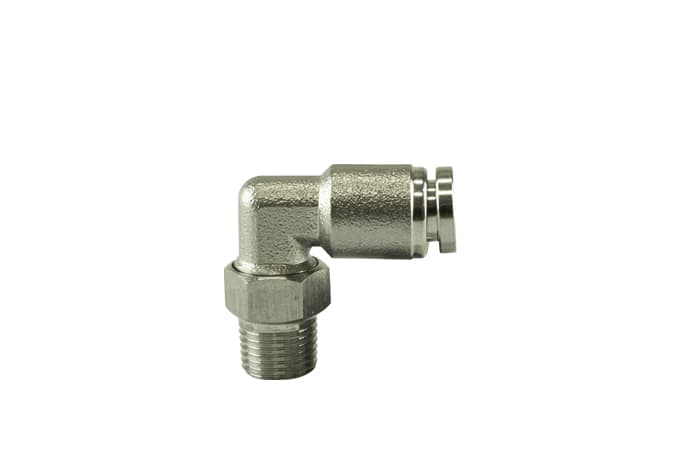 turbosmart 1/8" NPT 90Deg Pushloc Fitting - SS - 1/4" 1 turbosmart 1/8" NPT 90Deg Pushloc Fitting - SS - 1/4"
