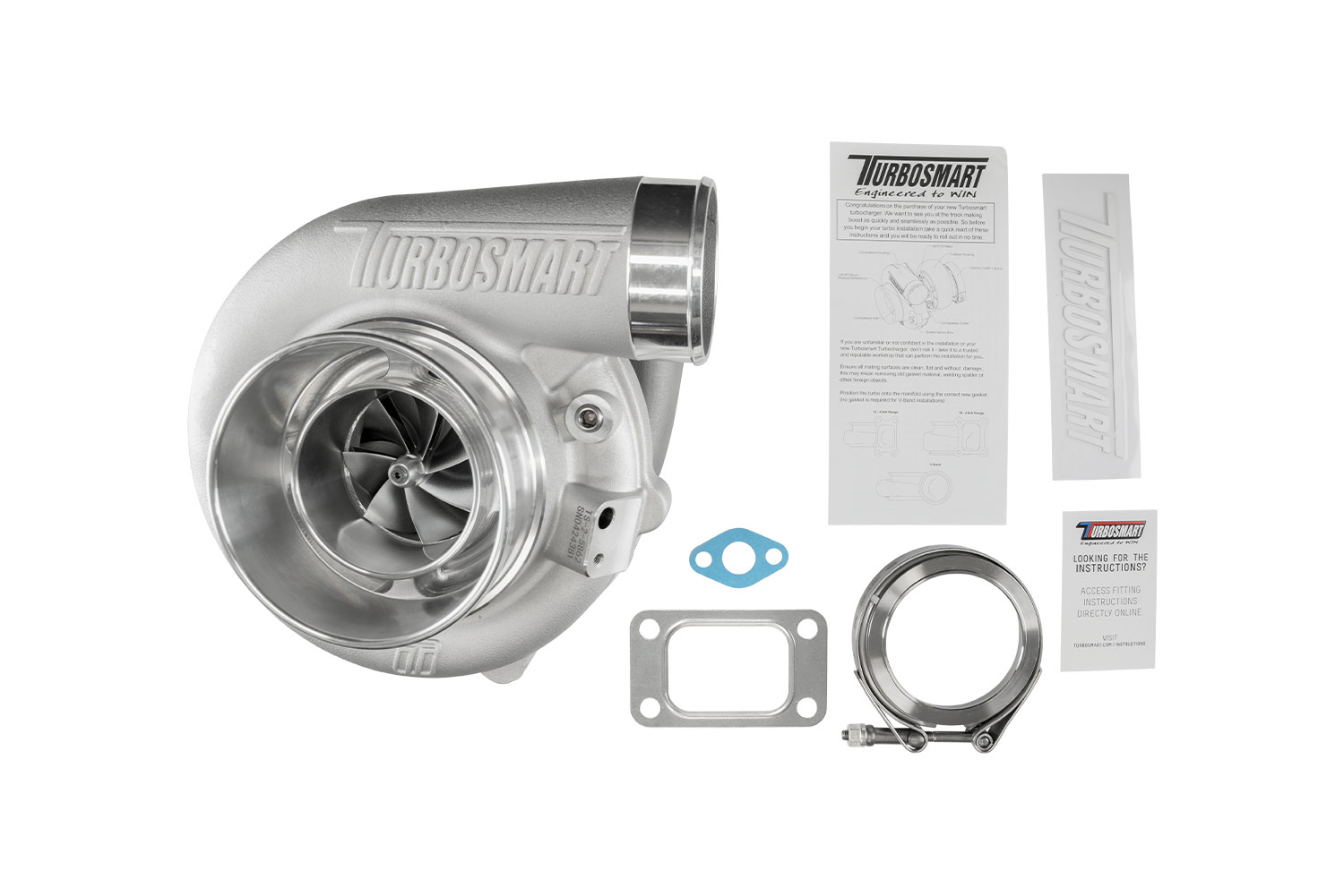 turbosmart TS-2 Turbocharger (Water Cooled) 5862 T3 0.63AR Externally Wastegated 6 turbosmart TS-2 Turbocharger (Water Cooled) 5862 T3 0.63AR Externally Wastegated - Image 6