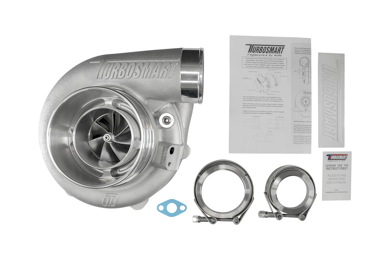 turbosmart TS-1 Turbocharger 5862 V-Band 0.82AR Externally Wastegated 6 turbosmart TS-1 Turbocharger 5862 V-Band 0.82AR Externally Wastegated - Image 6