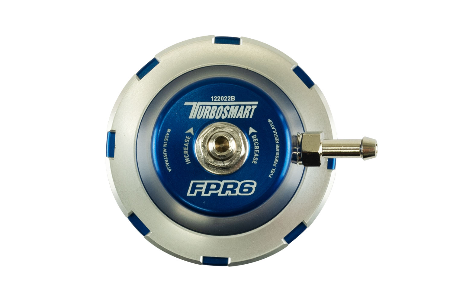 turbosmart FPR6 - Fuel Pressure Regulator - Blue 4 turbosmart FPR6 - Fuel Pressure Regulator - Blue - Image 4