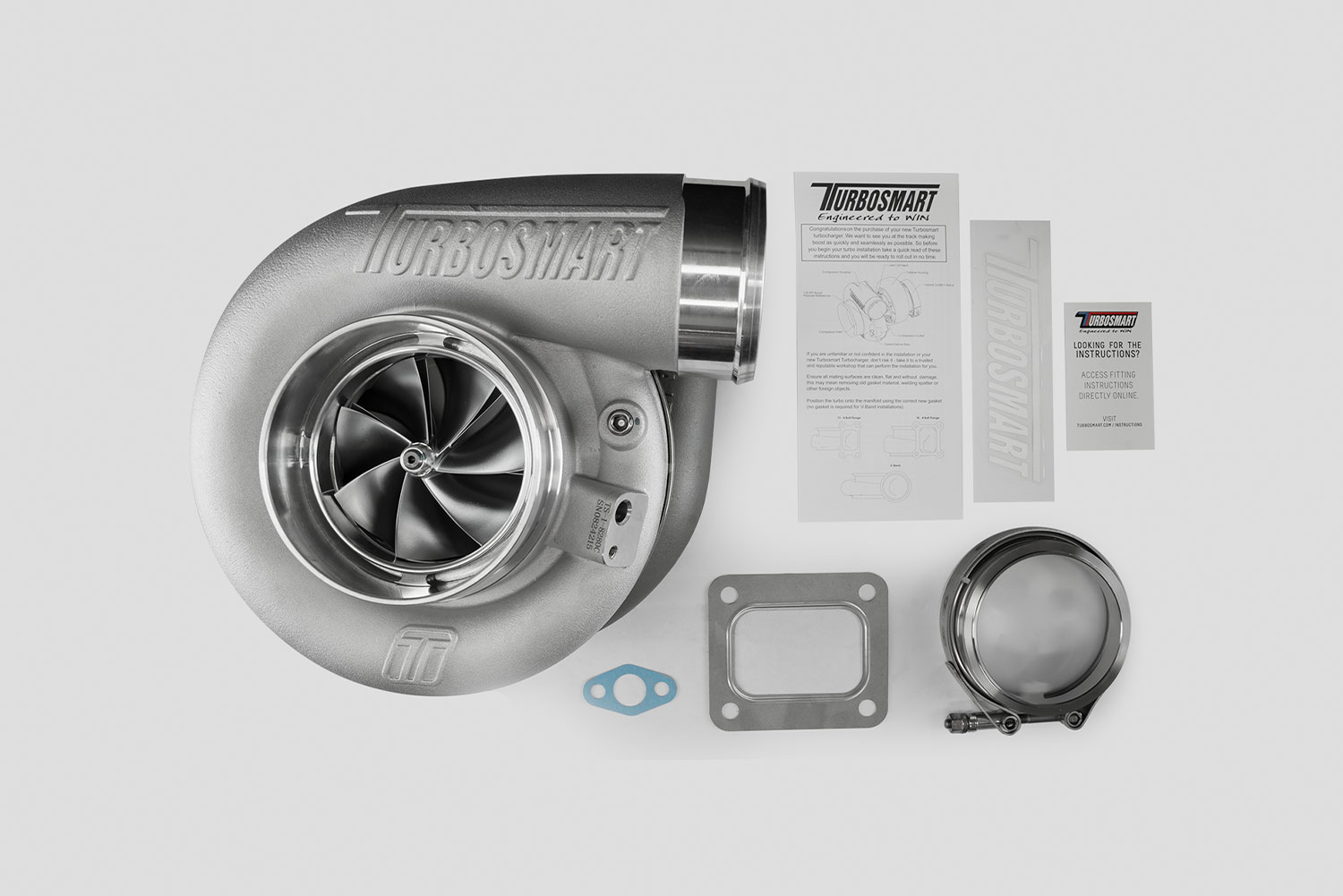 turbosmart TS-1 Turbocharger 8280 T4 0.96AR Externally Wastegated 6 turbosmart TS-1 Turbocharger 8280 T4 0.96AR Externally Wastegated - Image 6
