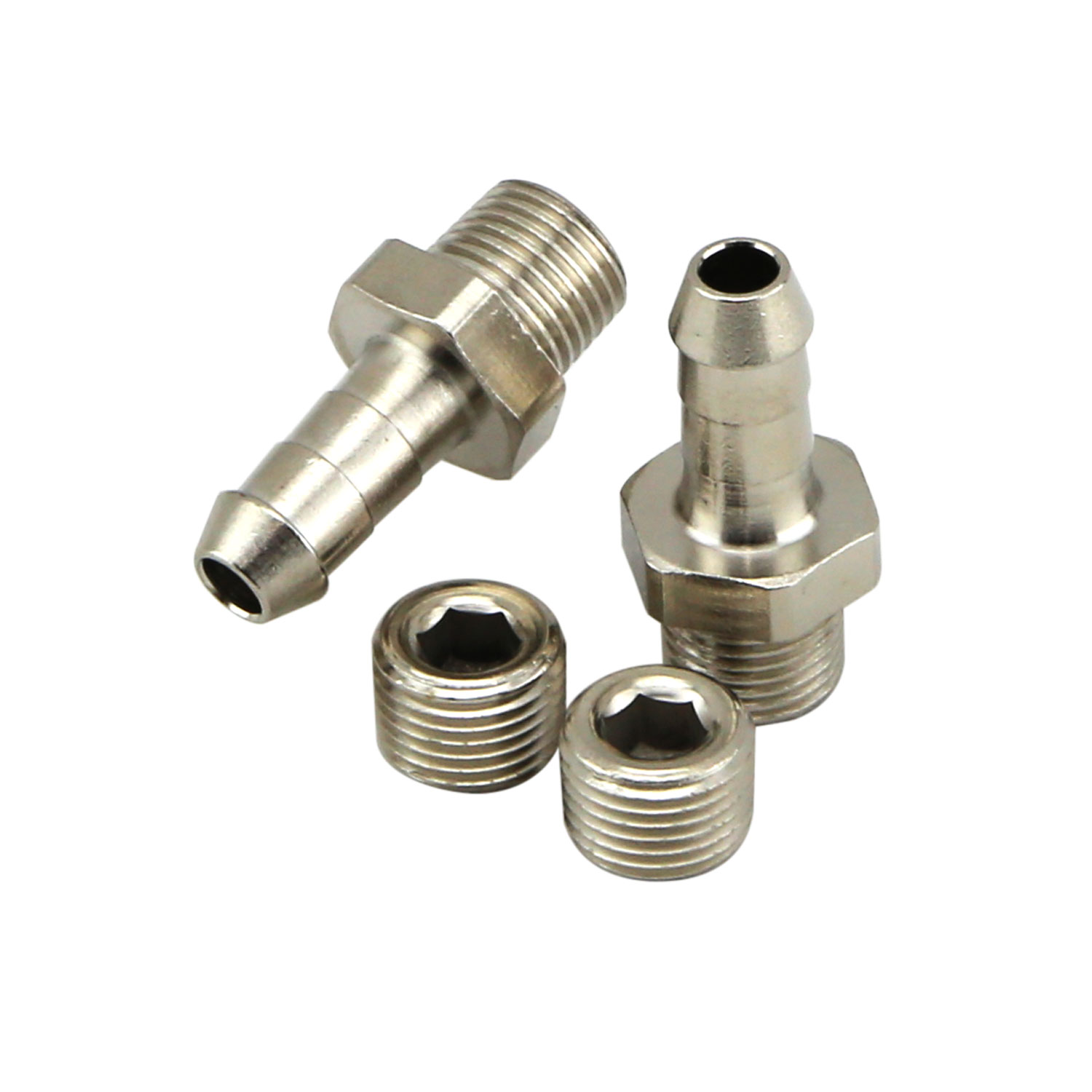 turbosmart 1/8th NPT 6mm Hose Tail Fittings & Blanks 1 turbosmart 1/8th NPT 6mm Hose Tail Fittings & Blanks