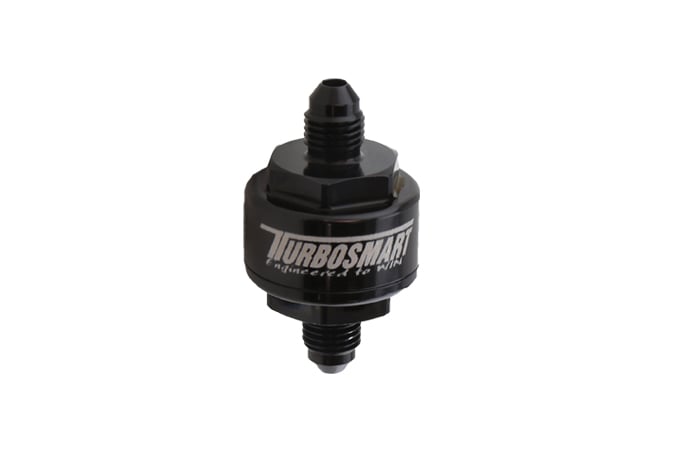 turbosmart Billet Turbo Oil Feed Filter 44um AN-3 - Black 1 turbosmart Billet Turbo Oil Feed Filter 44um AN-3 - Black