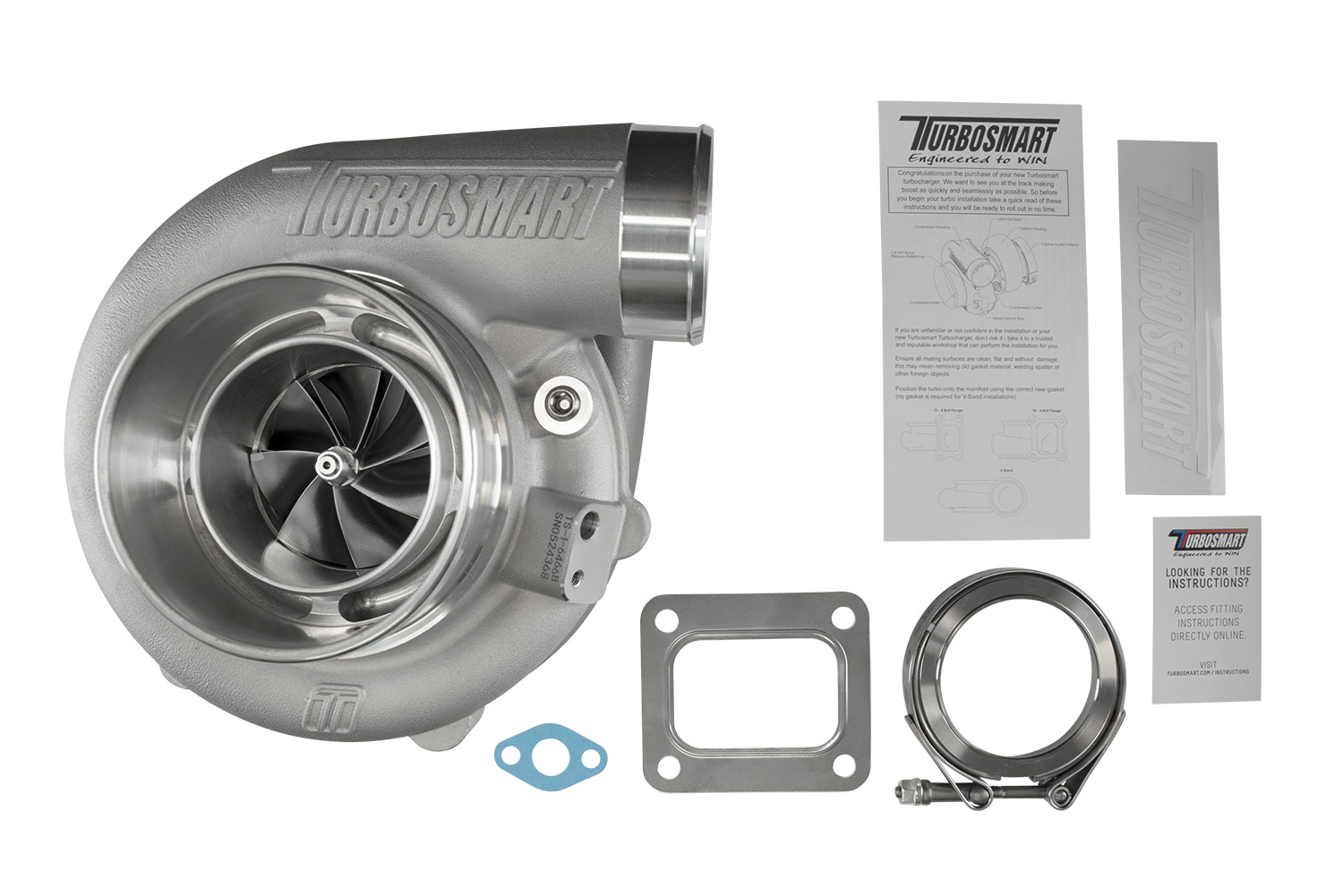 turbosmart TS-1 Turbocharger 6466 T4 0.96AR Externally Wastegated 6 turbosmart TS-1 Turbocharger 6466 T4 0.96AR Externally Wastegated - Image 6