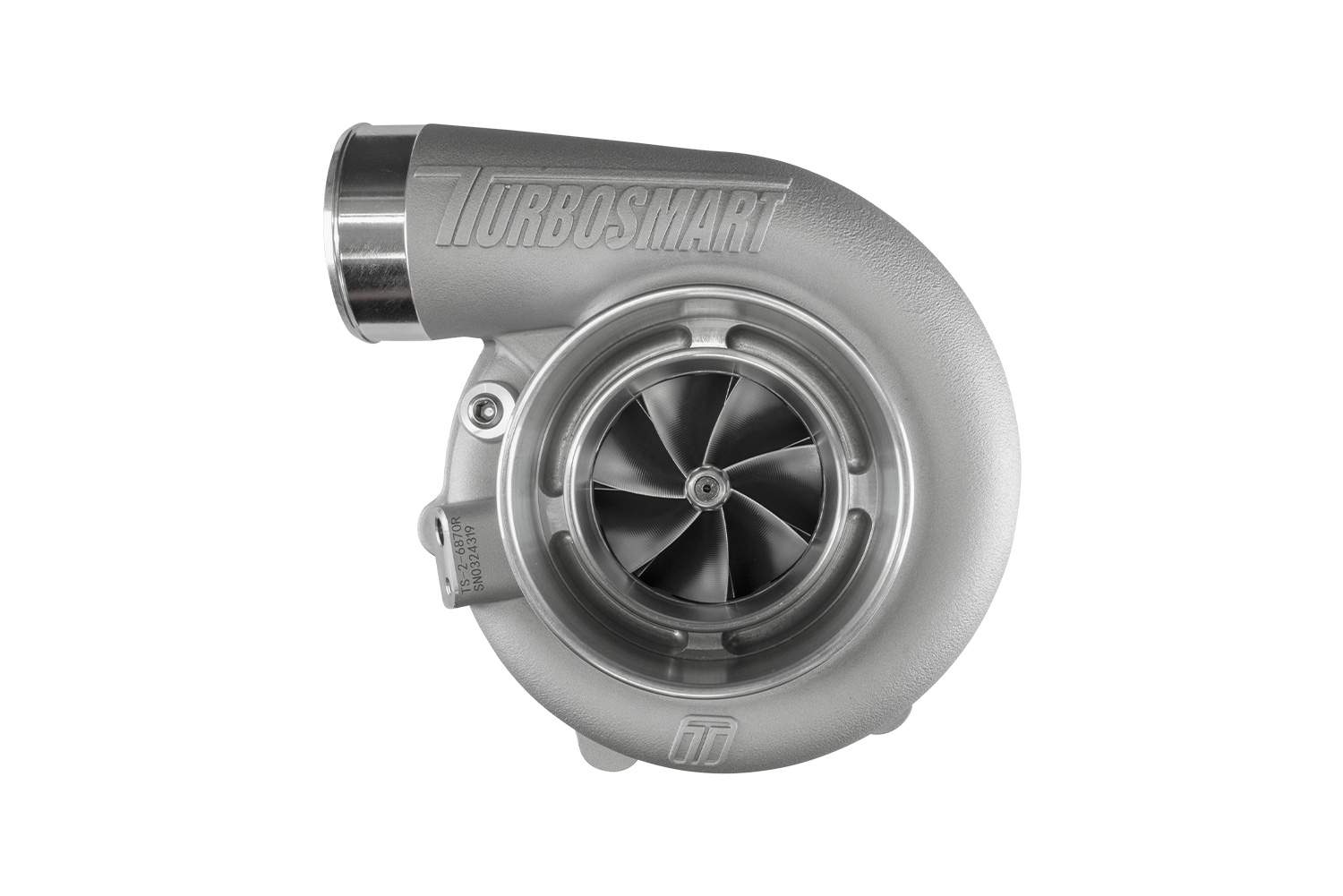 turbosmart TS-2 Turbocharger (Water Cooled) 6870 (Kompact) V-Band Reverse Rotation 1.07AR Externally Wastegated 4 turbosmart TS-2 Turbocharger (Water Cooled) 6870 (Kompact) V-Band Reverse Rotation 1.07AR Externally Wastegated - Image 4