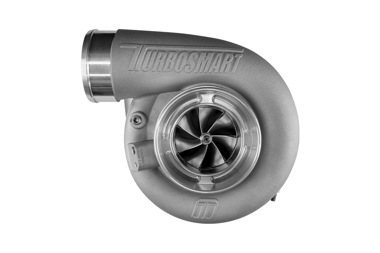 turbosmart TS-1 Turbocharger 6870 V-Band Reverse Rotation 0.96AR Externally Wastegated 2 turbosmart TS-1 Turbocharger 6870 V-Band Reverse Rotation 0.96AR Externally Wastegated - Image 2