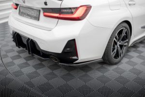 Maxton Design BMW 3 series G20 Msport Rear Spats v1 - Gloss Black (2022-2026)