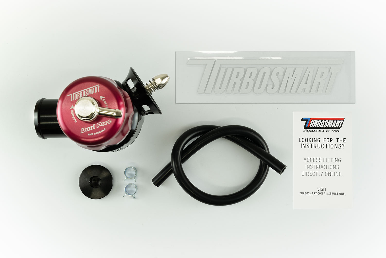 turbosmart BOV SmartPort Dual Port Mitsubishi EVO VI-X-Red 6 turbosmart BOV SmartPort Dual Port Mitsubishi EVO VI-X-Red - Image 6