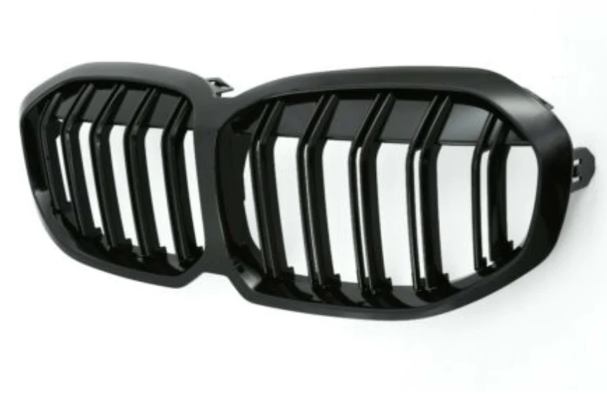 BMW 1 Series F40 Black Kidney Grilles - Twin Fin Gloss (2018-2024) 2 BMW 1 Series F40 Black Kidney Grilles - Twin Fin Gloss (2018-2024) - Image 2