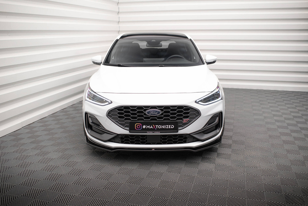 Maxton Design Ford Focus ST/ST-Line Front Lip V1 - Gloss (Mk4.5 2021-2025) 4 Maxton Design Ford Focus ST/ST-Line Front Lip V1 - Gloss (Mk4.5 2021-2025) - Image 4
