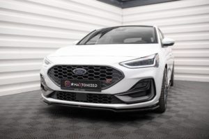 Maxton Design Ford Focus ST/ST-Line Front Lip V1 - Gloss (Mk4.5 2021-2025)
