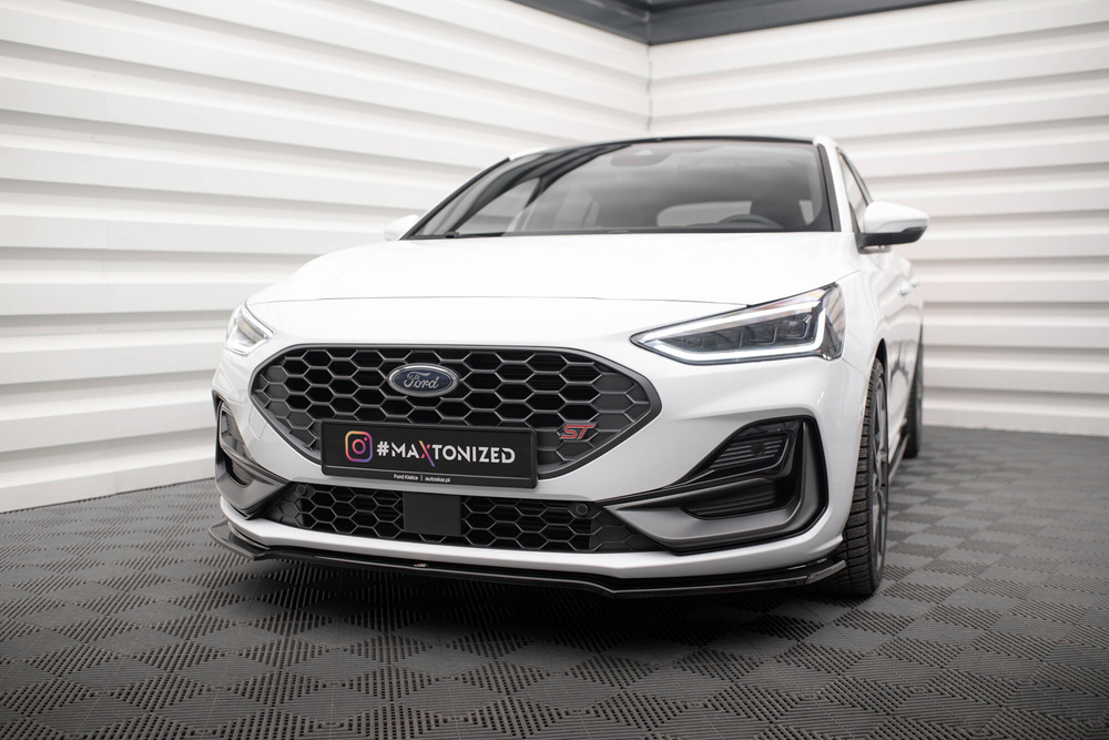 Maxton Design Ford Focus ST/ST-Line Front Lip V1 - Gloss (Mk4.5 2021-2025) 1 Maxton Design Ford Focus ST/ST-Line Front Lip V1 - Gloss (Mk4.5 2021-2025)