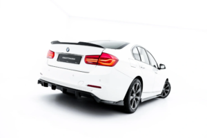 Maxton Design BMW 3 series F30 Rear Lip - Gloss Black (Sportline 2011-2015)