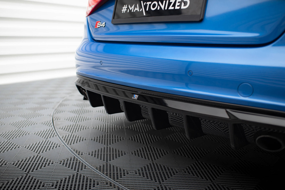 Maxton Design Audi A4 B8 S-line Diffuser - Gloss Quad Exit (2008-2011) 6 Maxton Design Audi A4 B8 S-line Diffuser - Gloss Quad Exit (2008-2011) - Image 6