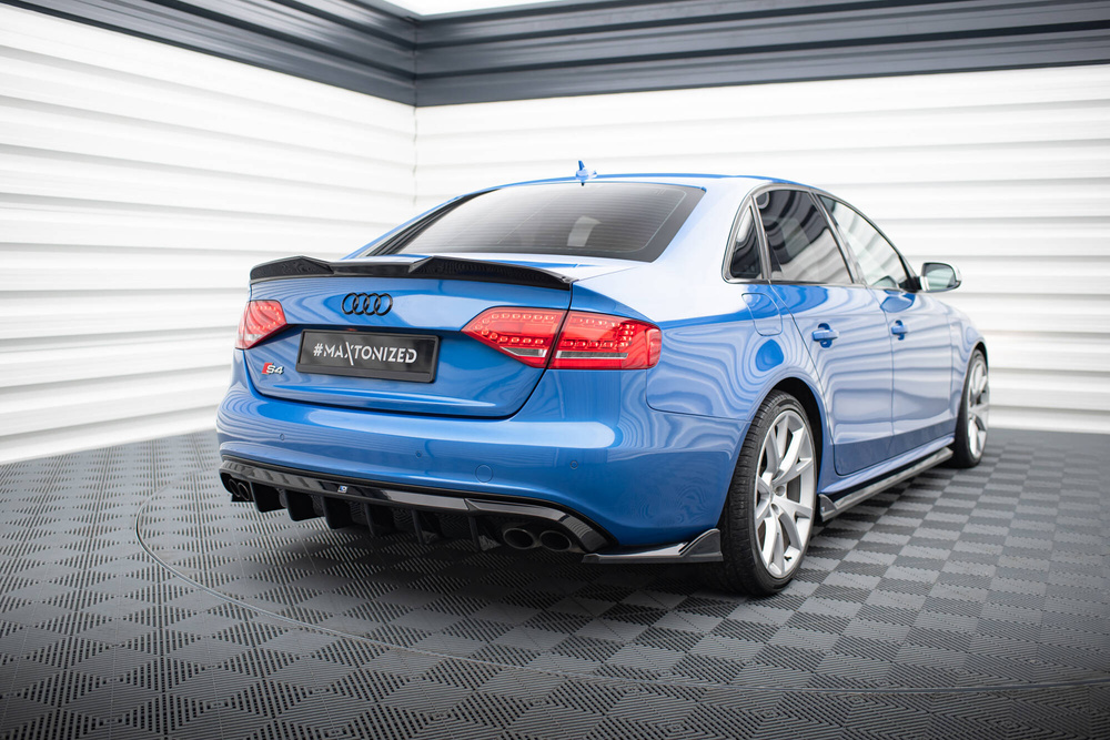 Maxton Design Audi A4 B8 S-line Diffuser - Gloss Quad Exit (2008-2011) 1 Maxton Design Audi A4 B8 S-line Diffuser - Gloss Quad Exit (2008-2011)