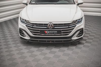 Maxton Design - Front Splitter Volkswagen Arteon R-Line Sedan / Shooting Brake Mk1 Facelift v1 (2020-2024) 2 Maxton Design - Front Splitter Volkswagen Arteon R-Line Sedan / Shooting Brake Mk1 Facelift v1 (2020-2024) - Image 2