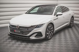 Maxton Design - Front Splitter Volkswagen Arteon R-Line Sedan / Shooting Brake Mk1 Facelift v1 (2020-2024) 18 eng ps Front Splitter V 1 Volkswagen Arteon R Line Sedan Shooting Brake Mk1 Facelift 13512 4