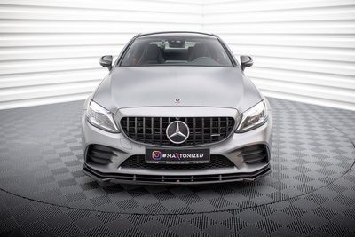 Maxton Design - Front Splitter Mercedes C43 Coupe / Cabrio / Sedan / Estate C205 / A205 / W205 / S205 Facelift v2 (2018-2021) 2 Maxton Design - Front Splitter Mercedes C43 Coupe / Cabrio / Sedan / Estate C205 / A205 / W205 / S205 Facelift v2 (2018-2021) - Image 2