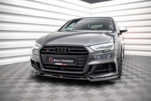 Maxton Design - Front Splitter Audi S3 / A3 S-Line Sportback 8V Facelift v3