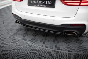 Maxton Design - Rear Splitter for BMW 5 G30/ G31 M-Pack (Carbon Effect) 18 Splitter for BMW