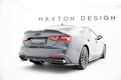 Maxton Design - Rear Splitter Audi A5 F5 Facelift (with vertical bars) 1 Maxton Design - Rear Splitter Audi A5 F5 Facelift (with vertical bars)