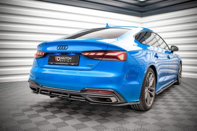 Maxton Design - Rear Splitter Audi A5 S-Line F5 Facelift (with vertical bars) 1 Maxton Design - Rear Splitter Audi A5 S-Line F5 Facelift (with vertical bars)
