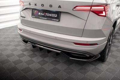 Maxton Design - Rear Splitter Skoda Karoq Sportline Mk1 Facelift (with vertical bars) (2017-2021) 2 Maxton Design - Rear Splitter Skoda Karoq Sportline Mk1 Facelift (with vertical bars) (2017-2021) - Image 2