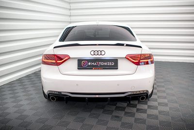Maxton Design - Rear Valance Audi A5 Coupe 8T Facelift (Version with single exhausts on both sides) 1 Maxton Design - Rear Valance Audi A5 Coupe 8T Facelift (Version with single exhausts on both sides)