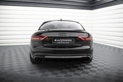 Maxton Design - Rear Valance Audi A5 Coupe / Cabrio S-Line 8T (Single side dual exhaust version) (2007-2011) 2 Maxton Design - Rear Valance Audi A5 Coupe / Cabrio S-Line 8T (Single side dual exhaust version) (2007-2011) - Image 2